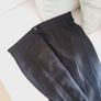 Endora Black Linen Skirt - Size 12 Image 4