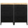 Sideboard with 6 Drawers Rough Mango Wood Image 4