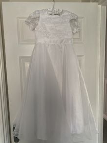 Communion  dress age 8 White Paul Costello