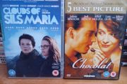 Clouds Of Sils Maria + Chocolat Dvd Juliette Binoche Johnny Depp