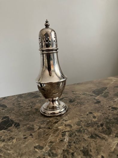 silver plated sugar shaker