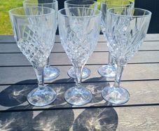 Galway crystal set of 6 wine glasses