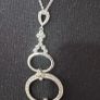 White Gold Chain with gorgeous pendant Image 3
