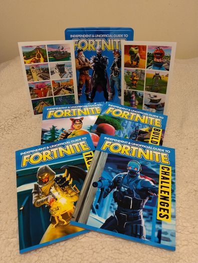Fortnite Books and stickers in metal Tin case