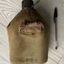 Vintage military water bottle / canteen Japan Image 2