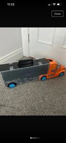 Hotwheels car storage truck