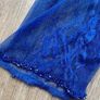 Blue mother of the bride wedding outfit with hat Image 7