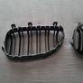 BMW 5 Series E60 E61 Gloss Black Kidney Grilles Brand New Image 6
