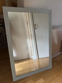 Grey Framed Mirror