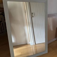 Grey Framed Mirror
