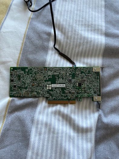 HP Smart Array P420 PCI-e SAS 1GB with battery.