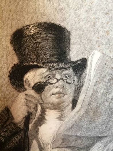 Robert Buss The Monopolist Lithograph Print 1841