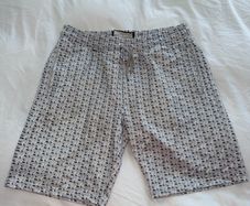 PTEVU Men's Patterned Drawstring Shorts - Size medium
