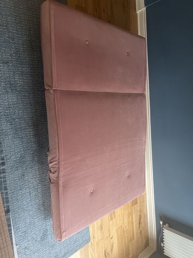 Velvet sofa bed