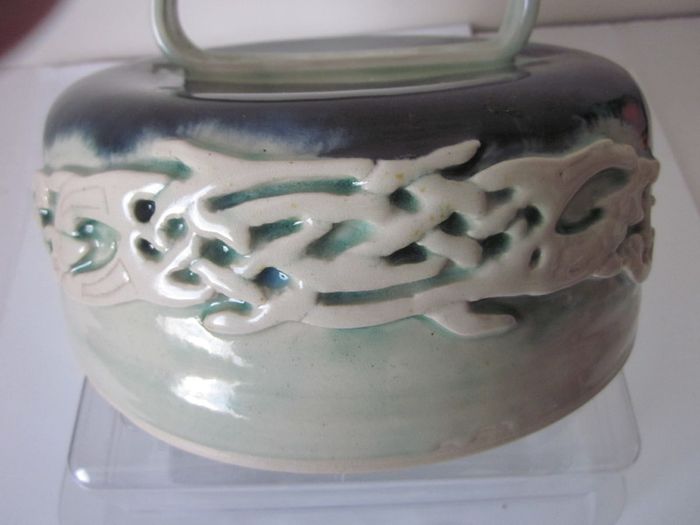 Ceramic Celtic Cheese Dome from Ken Watters Pottery Listowel Co. Kerry.