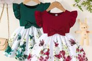 kids dress with socks