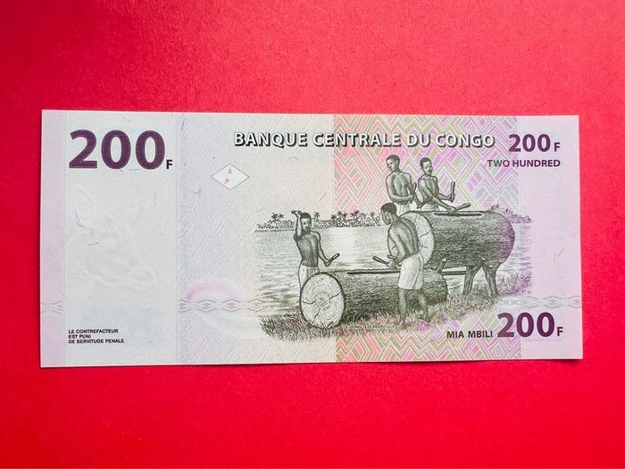 Congo. Democratic  Republic  200 Francs.  2022  Pick  99b  UNCIRCULATED
