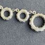Vintage Art Deco Silver Pendant and matching earrings Image 9
