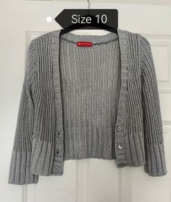 Silver cardigan