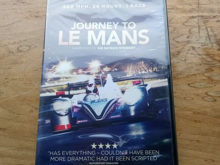 Sealed Journey To Le Mans - 200mph 24 hours 1 race - DVD documentary - Patrick Stewart