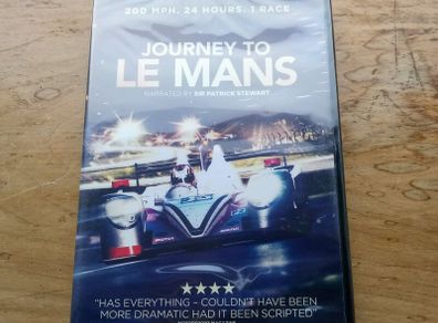 Sealed Journey To Le Mans - 200mph 24 hours 1 race - DVD documentary - Patrick Stewart