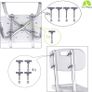 Shower Chair Seat with Back (Adjustable) - Anti-Slip Bench Bathtub Stool for Elderly or Seniors (Bathroom Safety) - with Free Suction Assist Grab Bar (FREE SHIPPING) Image 6