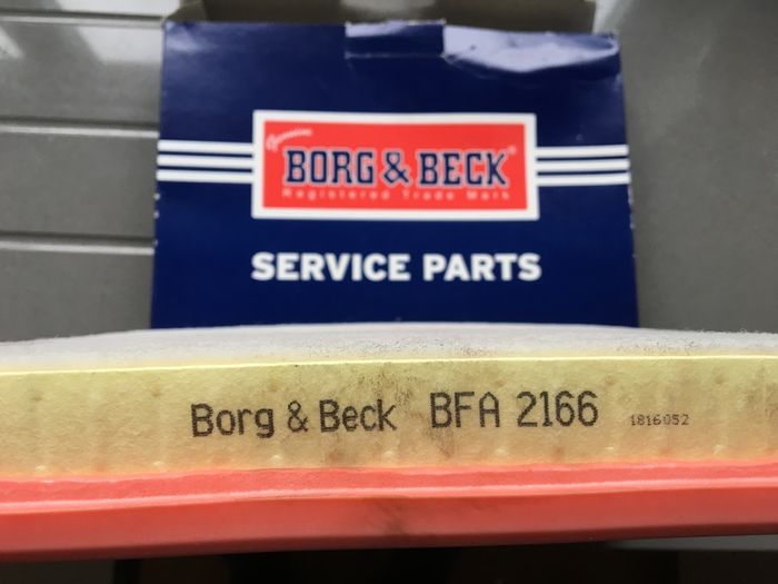 Opel Borg & Beck Air Filter BFA 2166
