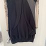 Black dress with see through sleeves Image 2