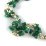 Vintage green chalcedony necklace Image 6