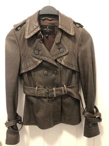 All Saints Ladies Leather Jacket XS