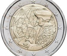 Cyprus 2 Euro Commemorative Coin 2022 - Erasmus. Uncirculated.
