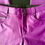 Freddy WR.UP XS Purple Faux Leather Shaping Pants High Waist Sculpting Skinny Y2K Image 10