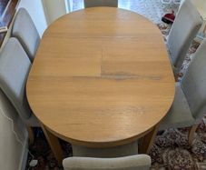 Ikea Dining table and 6 chairs