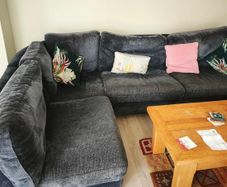 Large Navy corner sofa