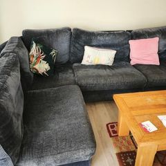 Large Navy corner sofa