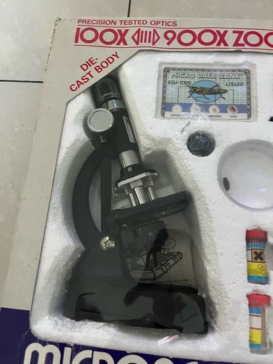 Vintage Boxed Microscope Set