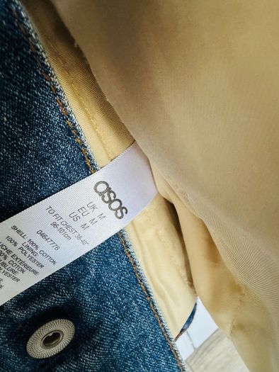 Asos Borg denim jacket