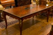 Very nice ormolu dining table with marquetry inlay