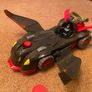 Imaginext DC Super Friends Ninja Armour Transforming Batmobile + batman figure Image 2