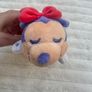 Disney Sleeping Minnie Mouse Mini Cuddleez approx. 6" Plush Used Please see photos Image 3