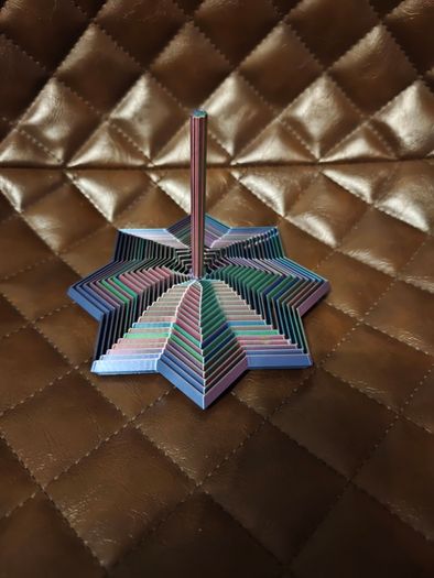 3D Printed Magic Passthrough Pyramid Ultimate Fidget Desk Toy title