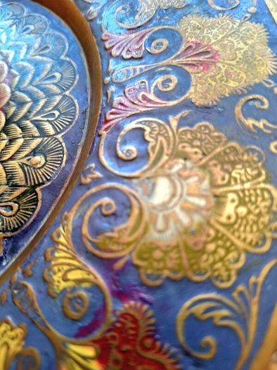 Decorative brass plate