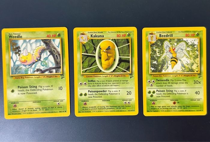 Pokemon - Weedle, Kakuna & Beedrill