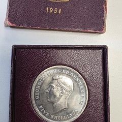 1951 King George VI Festival of Britain Crown (Five Shillings coin)