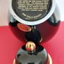 The "Art of Chokin" Black Glazed Vase/Urn/Ginger Jar Image 2