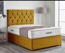 5ft King Size Divan Beds Multiple Headboard Options And Drawers Available. Optional Tufted Mattresses Available