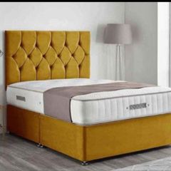 5ft King Size Divan Beds Multiple Headboard Options And Drawers Available. Optional Tufted Mattresses Available