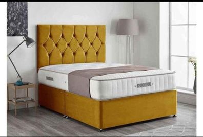 5ft King Size Divan Beds Multiple Headboard Options And Drawers Available. Optional Tufted Mattresses Available