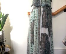 Zara parsley print dress, new, size M