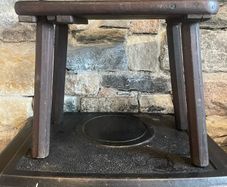 Antique 19th Century Irish Vernacular Milking (Hedge) Stool